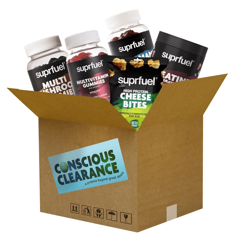 Suprfuel Abverkauf Wellness- und Leistungsbox (Produkte im Wert von über 60 £)