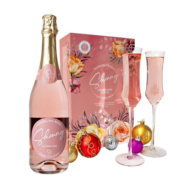 Skinny Sparkling Rose Celebration Set