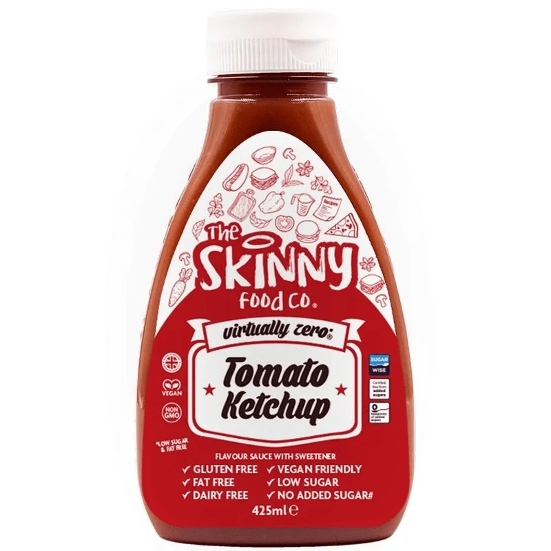 Tomatenketchup „Nearly Zero©“ – Kalorienarme Sauce (425 ml)