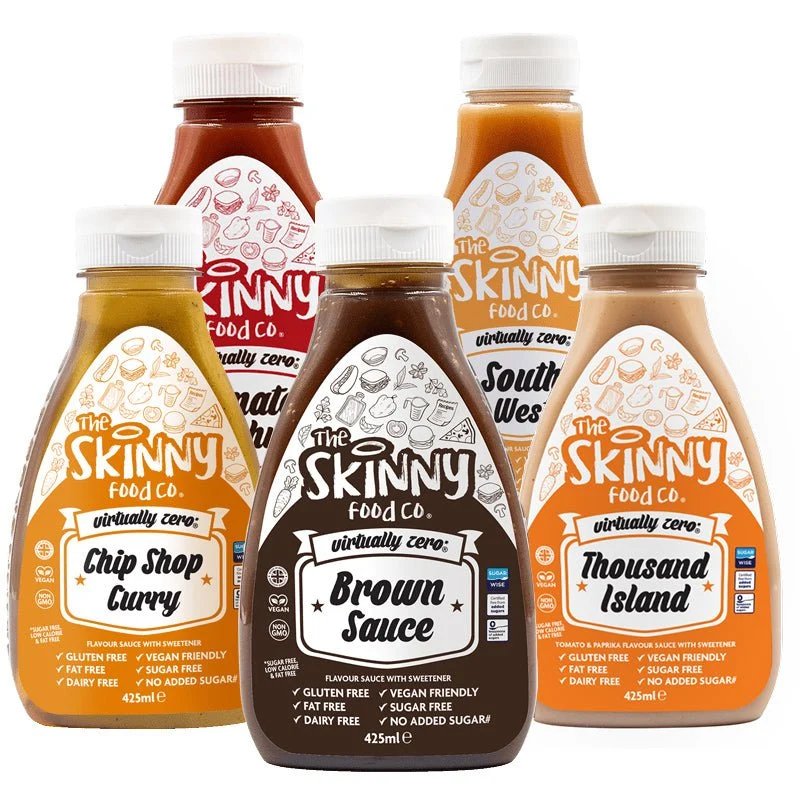 Skinny praktisch Zero© Kalorien Saucenpaket - The Skinny Food Co