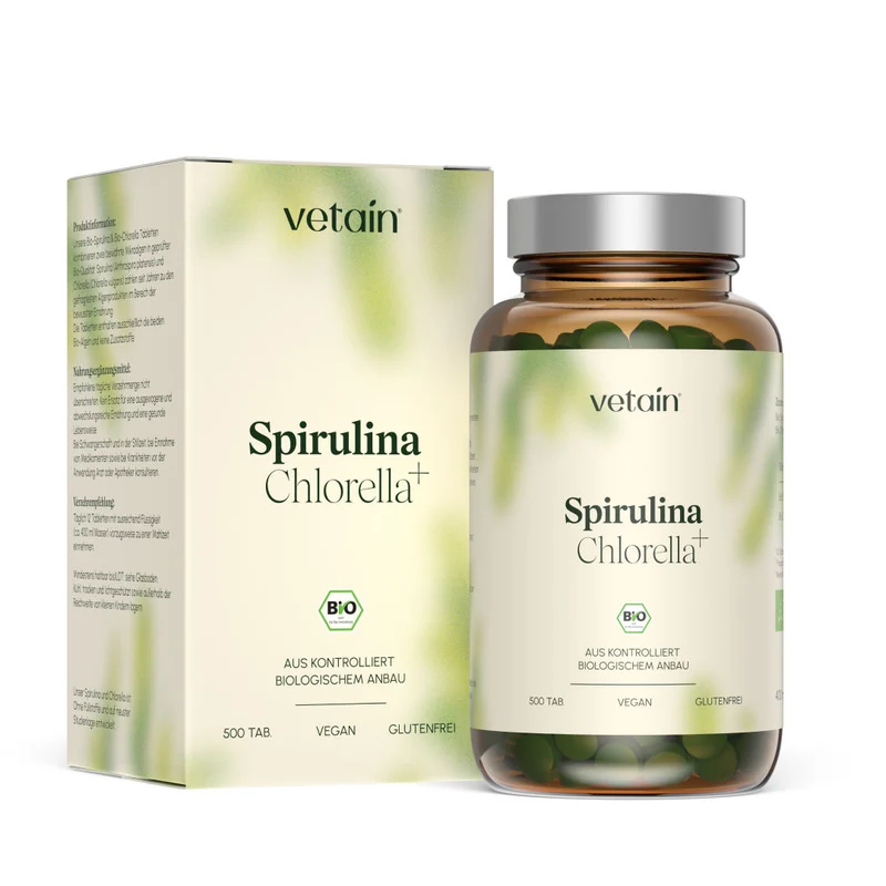 Bio-Spirulina & Bio-Chlorella (500 Tabletten)