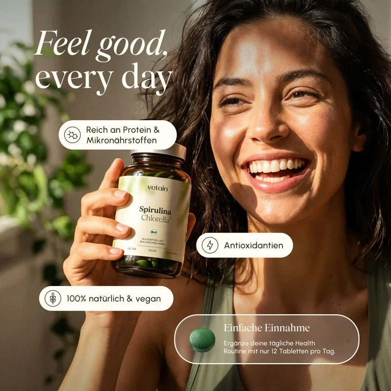 Bio-Spirulina & Bio-Chlorella (500 Tabletten)