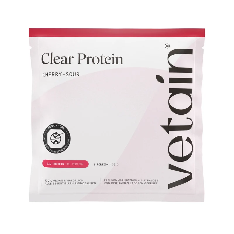 Clear Protein Probierpaket (5x30g) INKL. Bio-Shaker