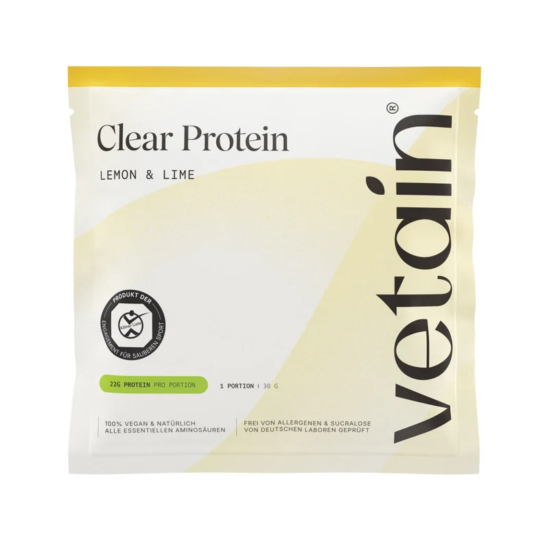 Clear Protein Probierpaket (5x30g) INKL. Bio-Shaker
