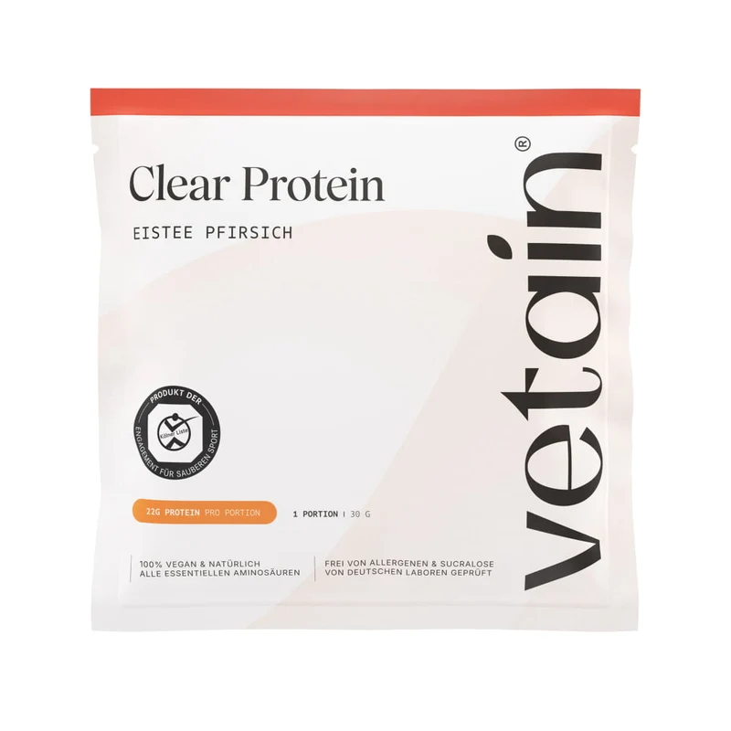 Clear Protein Probierpaket (5x30g) INKL. Bio-Shaker