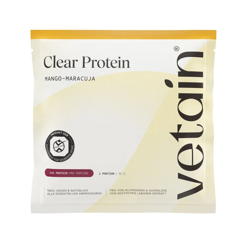 Clear Protein Probierpaket (5x30g) INKL. Bio-Shaker