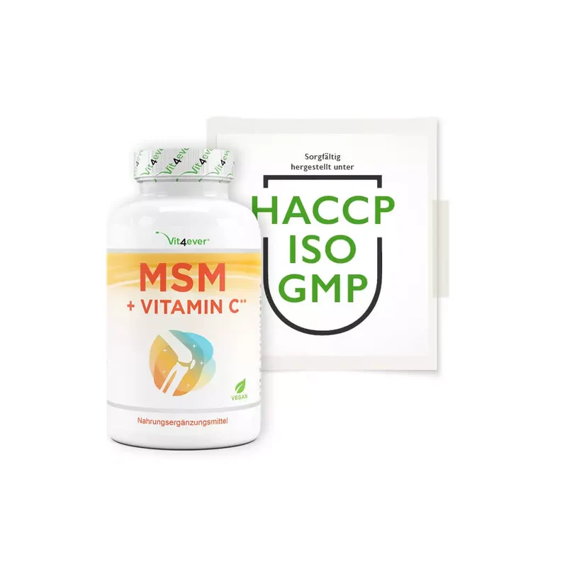 MSM Plus Vit4ever (365 Tabletten -1000mg)
