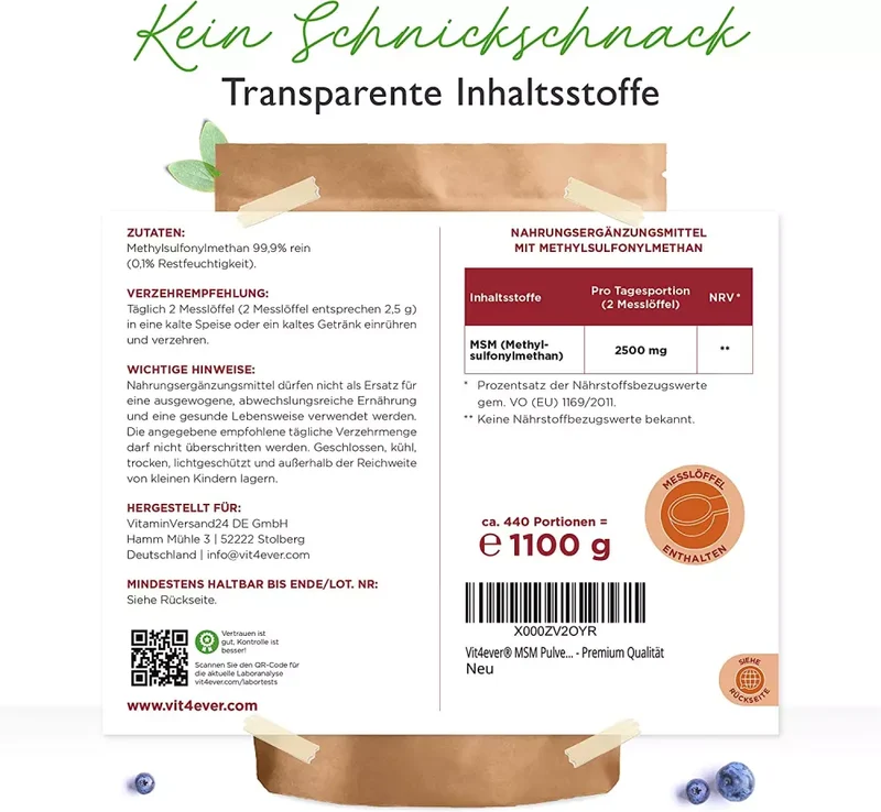 MSM Pulver (1100g)