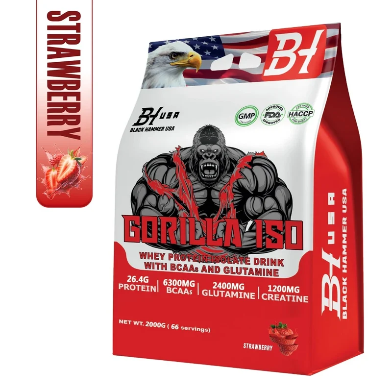 2× Gorilla Isolate 5KG Strawberry – 30% OFF