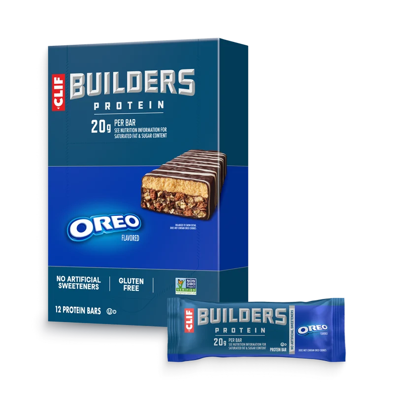 CLIF BUILDERS OREO-Flavored Plant Based Protein Bars