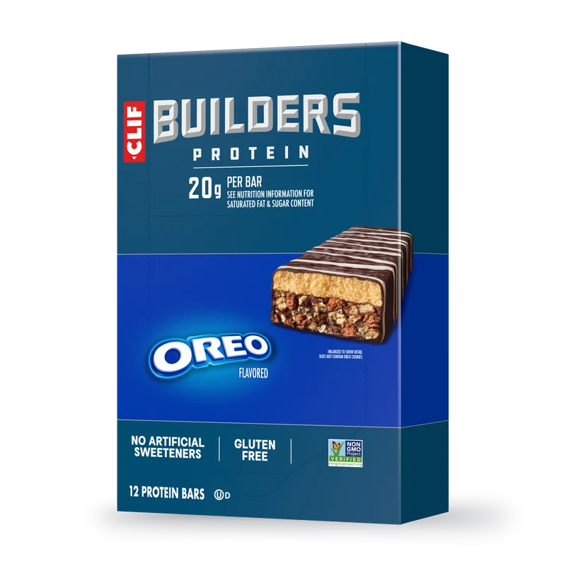 CLIF BUILDERS OREO-Flavored Plant Based Protein Bars