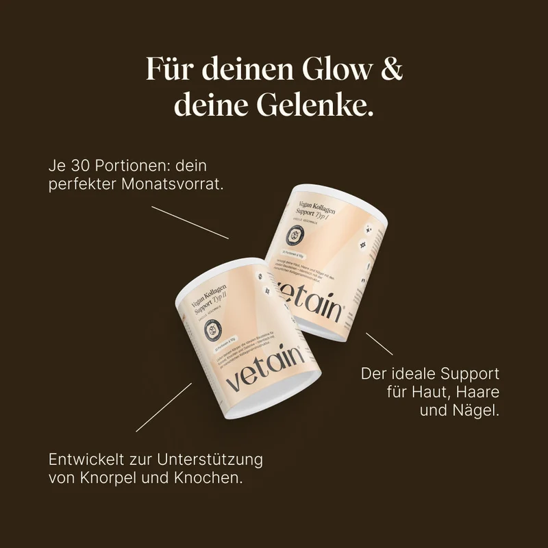 Kollagen-Bundle: Typ 1 & 2 + free Shaker & Info-Handout