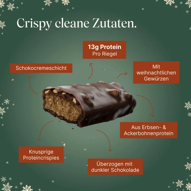 CRISPY Vegan Protein Bar - Lebkuchen