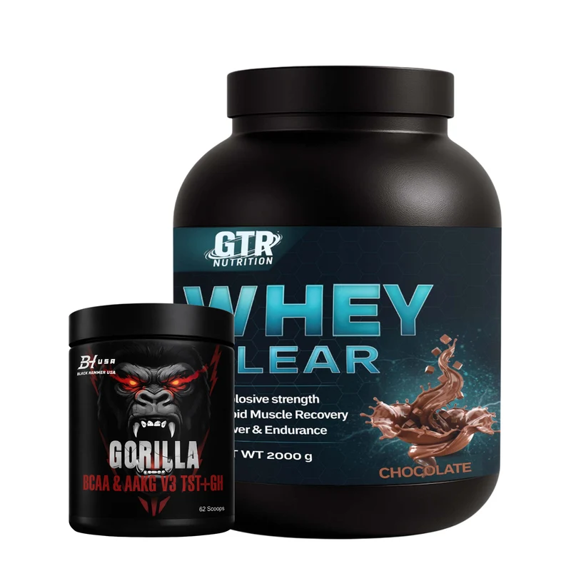 Whey Clear Protein 2KG Chocolate + FREE BCAA 620G