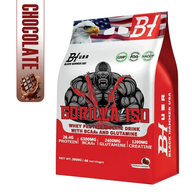Gorilla ISO Whey 5KG Chocolate + FREE EAA & BCAA