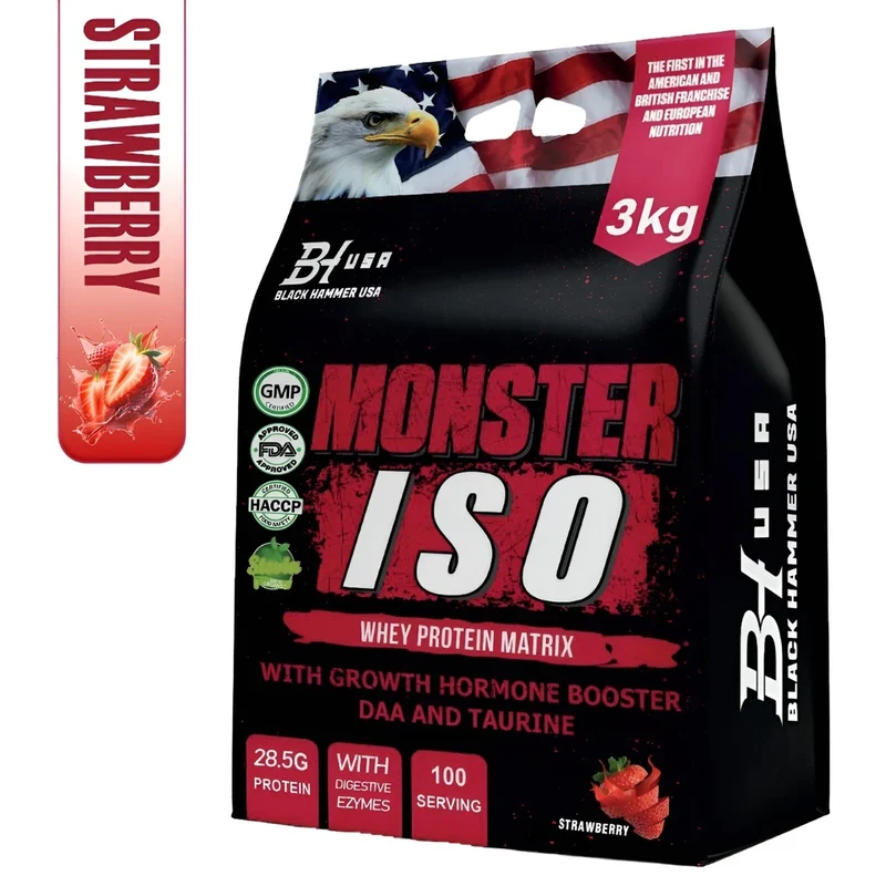 24H DEAL: 4× MONSTER ISO 3KG – All 4 Flavors