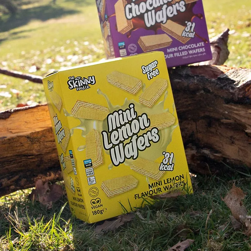 Dünne Mini-Zitronenwaffeln 180g