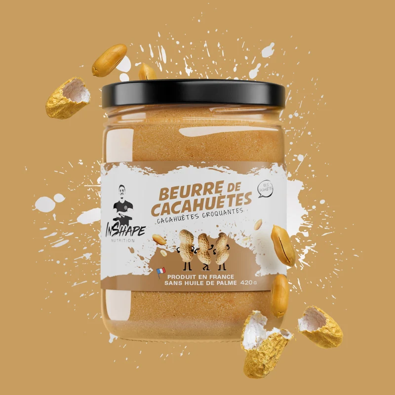 Crunchy-Erdnussbutter