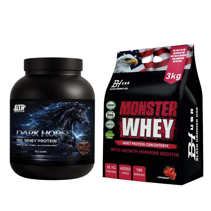 Dark Horse ISO Chocolate + Monster Whey Strawberry _ Save €40