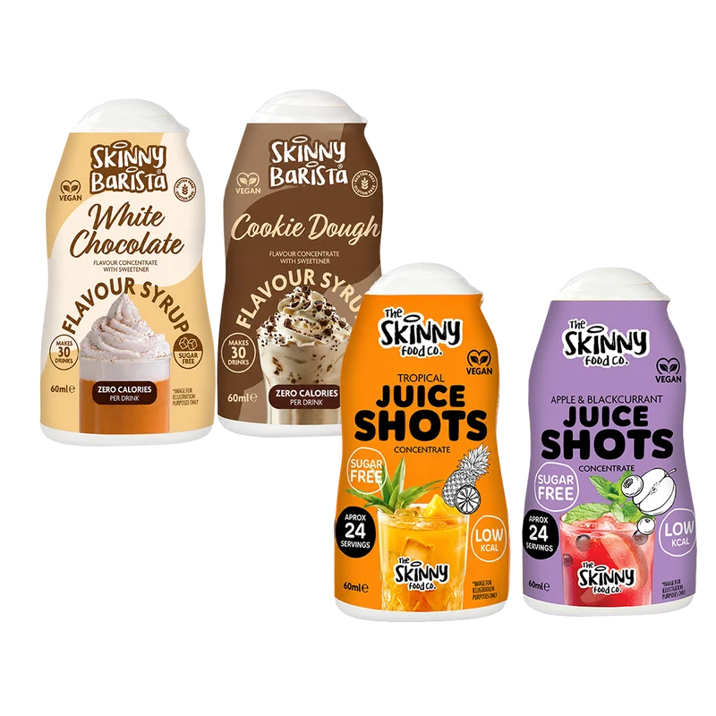 Die Skinny Food Co Ultimate 60ml Discovery Juice & Barista Kollektion