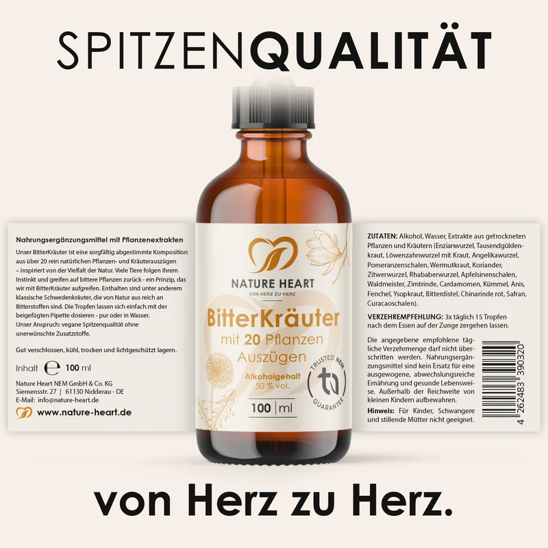 BitterKräuter - Bitterstoffe Tropfen