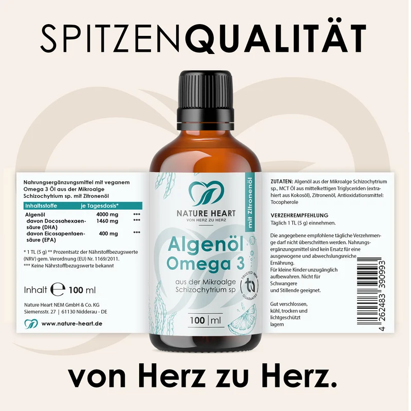 Algenöl Omega 3