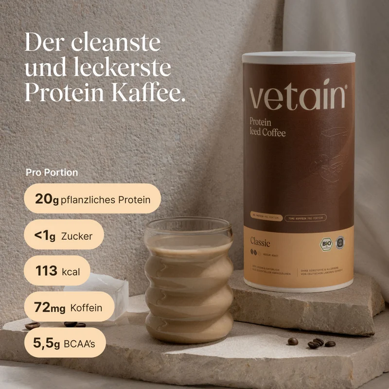 Vegan Protein Iced-Coffee (540g/BIO)
