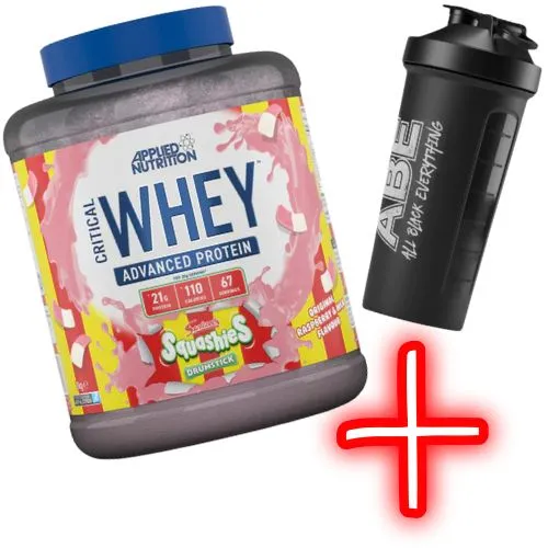 Critical Whey Protein Applied Nutrition (2000g) + ABE-Shaker von Applied Nutrition (700ml)