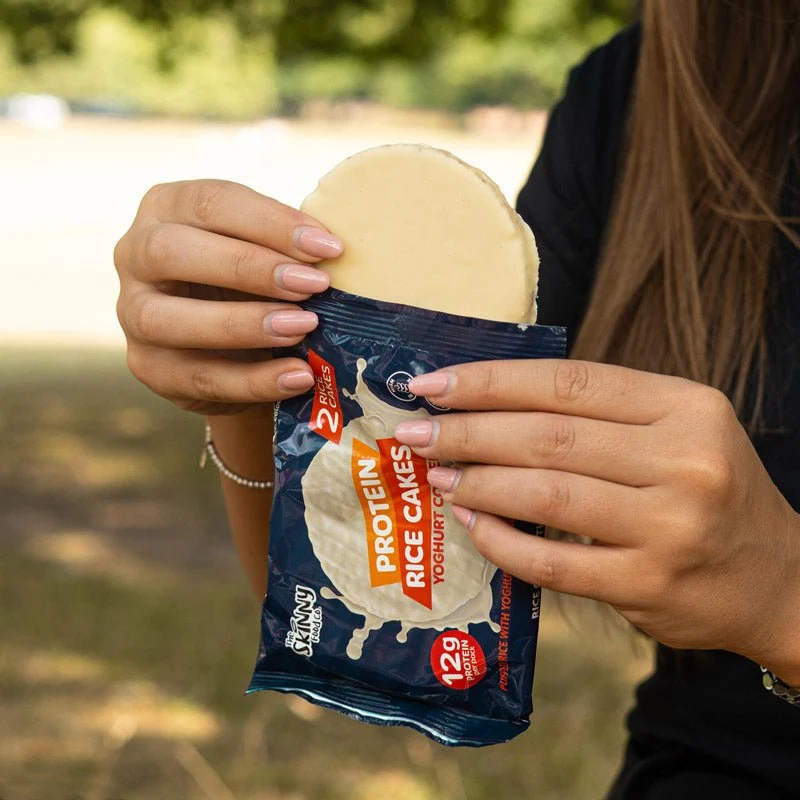 Weißer, magerer Reiskuchen mit hohem Proteingehalt - 55g