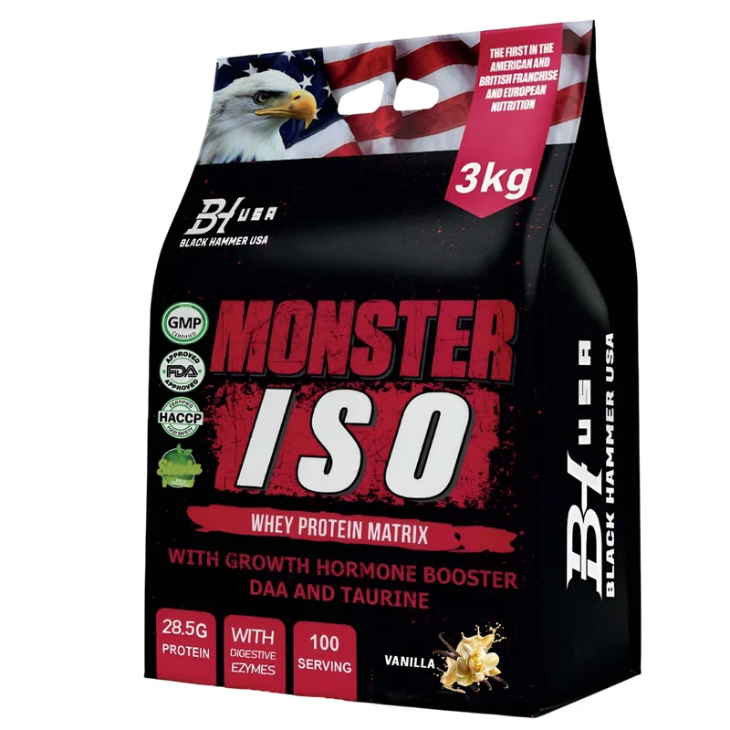 24H DEAL: 4× MONSTER ISO 3KG – All 4 Flavors