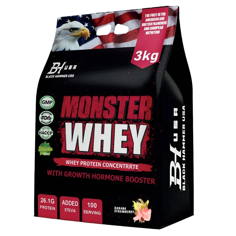 24H DEAL: 4× MONSTER Whey 3KG – All 4 Flavors