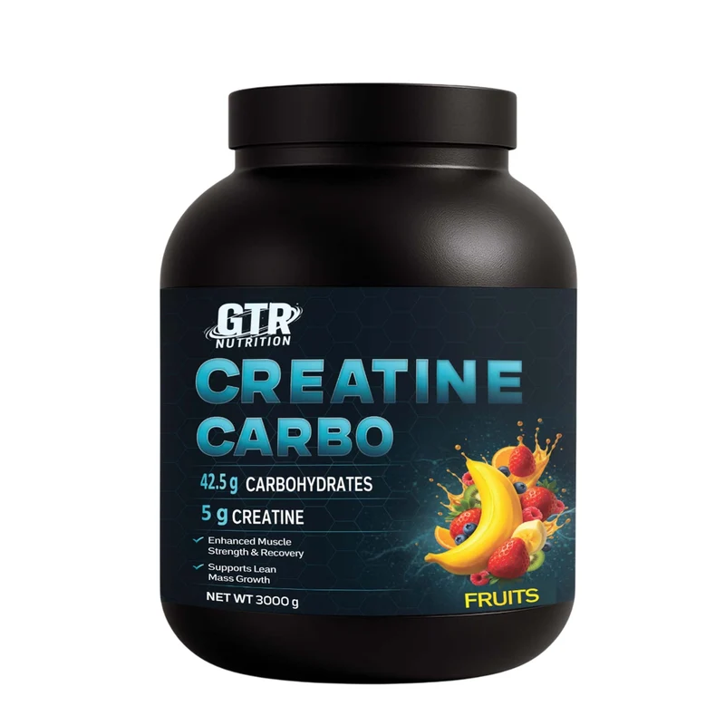 Creatine Carbo 3KG Fruits + Gorilla BCAA & AAKG V3 620G + Gorilla Crazy Pump Orange + Nano Creatine 350G Apple