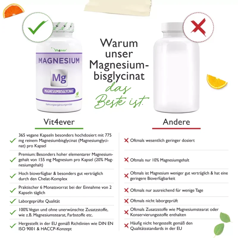 Magnesiumbisglycinat - (240 Kapseln)