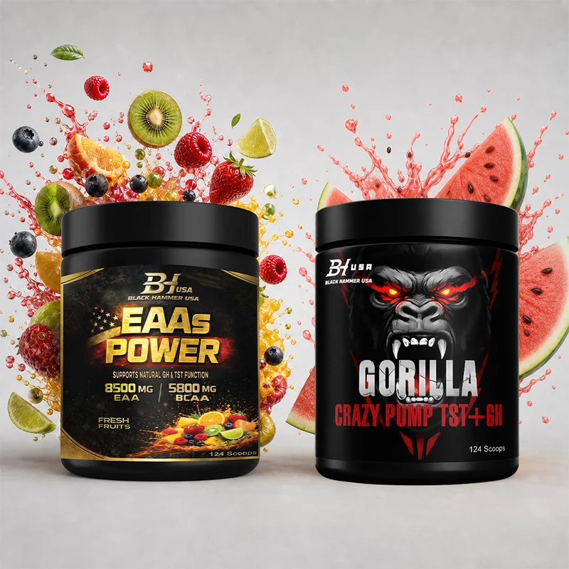 Gorilla Crazy Pump Watermelon 620g + EAA Fruits 620g _ Save 25%