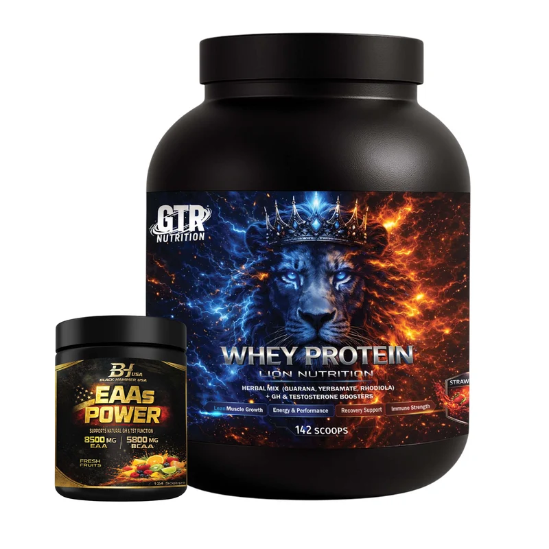 Limited Deal – Lion Whey Strawberry 5Kg + FREE EAA 620g