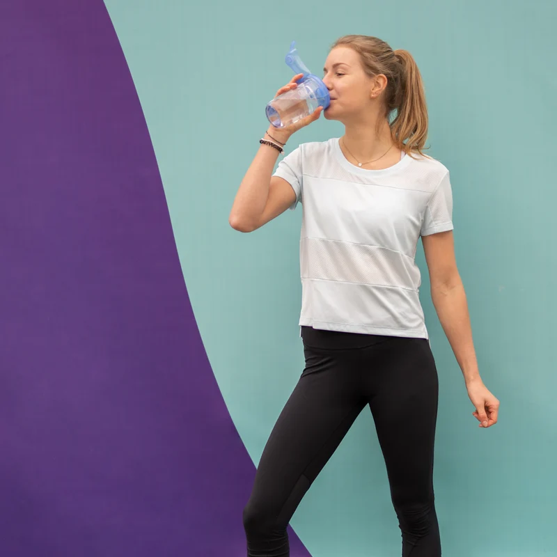 Eiweiß Shaker aus Glas