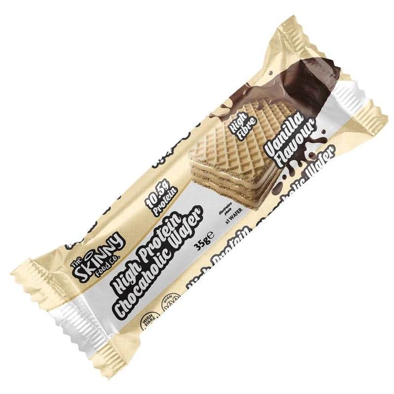 Skinny Chocaholic Vanille High Protein Waffel 35g