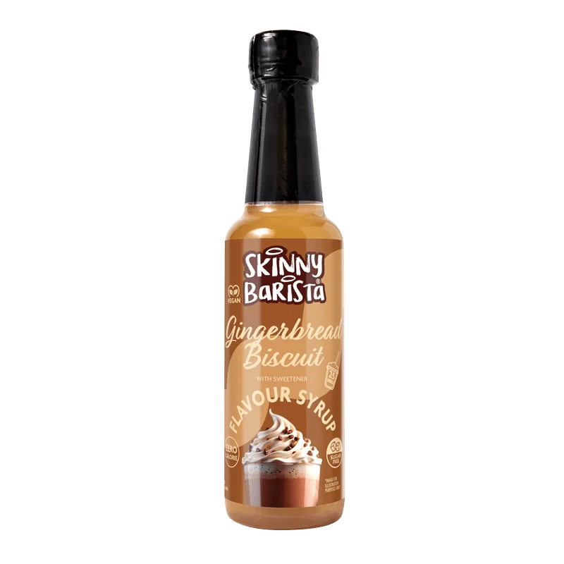 Skinny Barista Lebkuchensirup – Kalorienfreier, zuckerfreier Skinny-Kaffeesirup – 250 ml