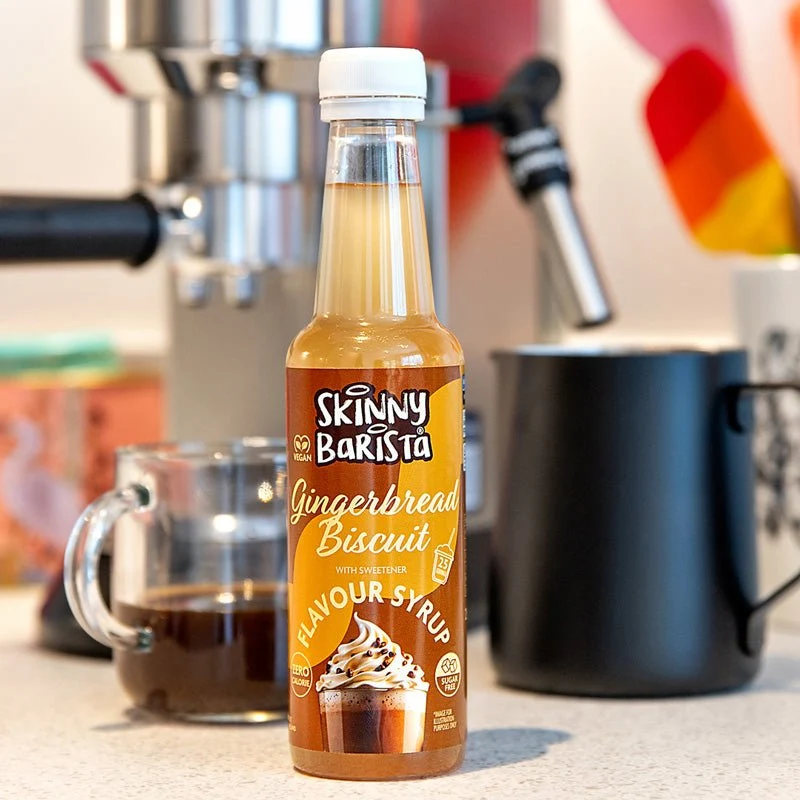 Skinny Barista Lebkuchensirup – Kalorienfreier, zuckerfreier Skinny-Kaffeesirup – 250 ml