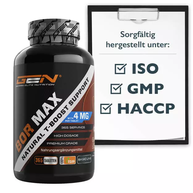 Bor / Boron - 3,5 mg - Spurenelement (365 Tabletten)