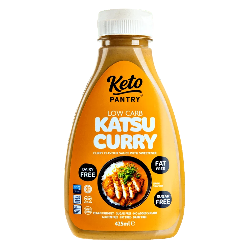 Keto Pantry Katsu Curry Sauce, nahezu zuckerfrei - 425 ml (Einzeln oder im 6er-Pack)