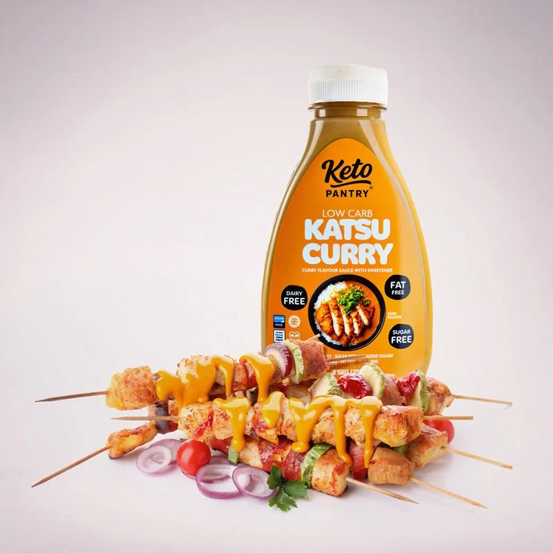 Keto Pantry Katsu Curry Sauce, nahezu zuckerfrei - 425 ml (Einzeln oder im 6er-Pack)