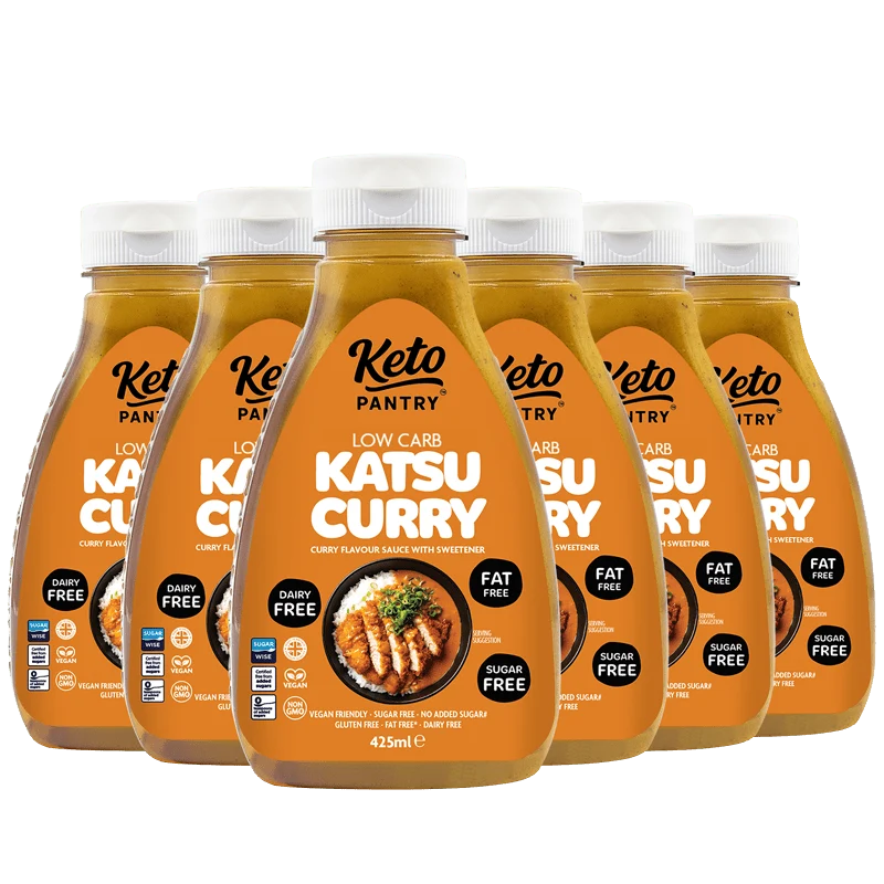 Keto Pantry Katsu Curry Sauce, nahezu zuckerfrei - 425 ml (Einzeln oder im 6er-Pack)