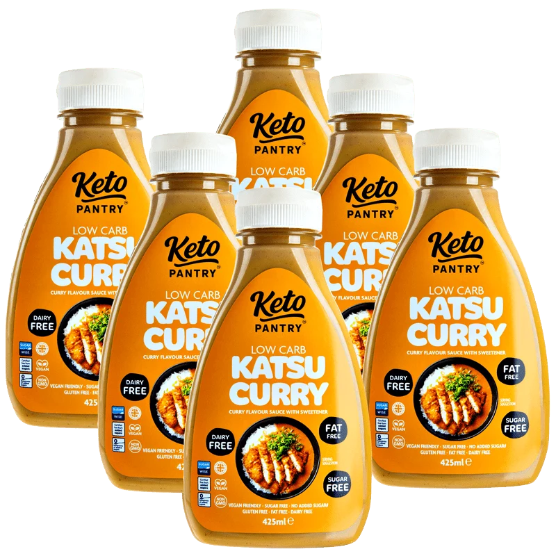 Keto Pantry Katsu Curry Sauce, nahezu zuckerfrei - 425 ml (Einzeln oder im 6er-Pack)