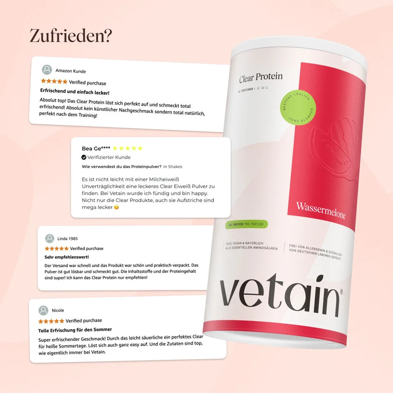Vegan Clear Protein Wassermelone (480g)