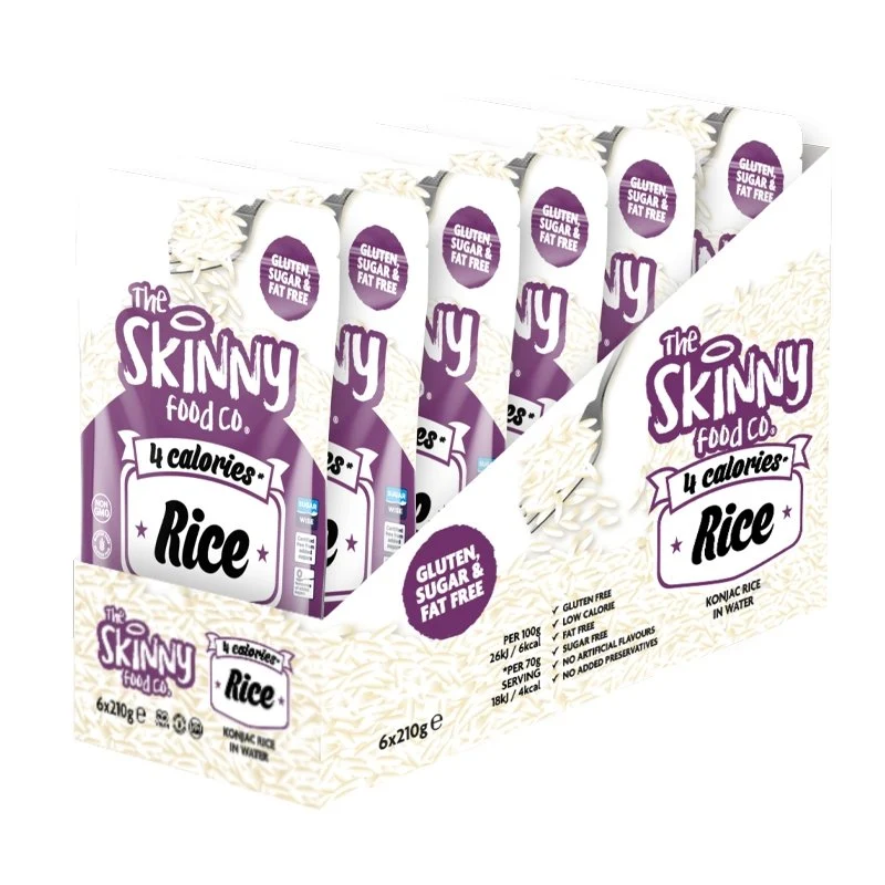 Kalorienarmer Konjac Skinny Rice – (6 x 290 g Karton)