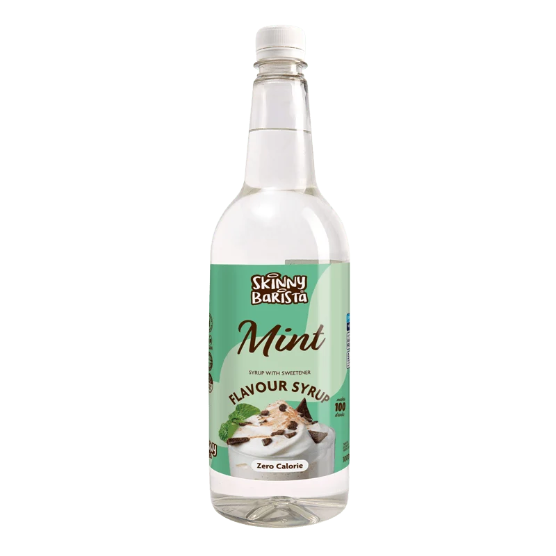 Mint Barista Zero Calorie Zuckerfreier dünner Kaffeesirup - 1 Liter