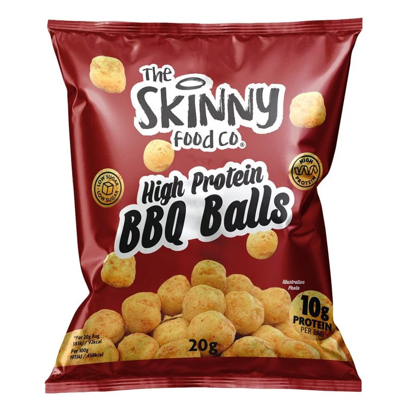 Dünne proteinreiche BBQ-Bällchen 20g