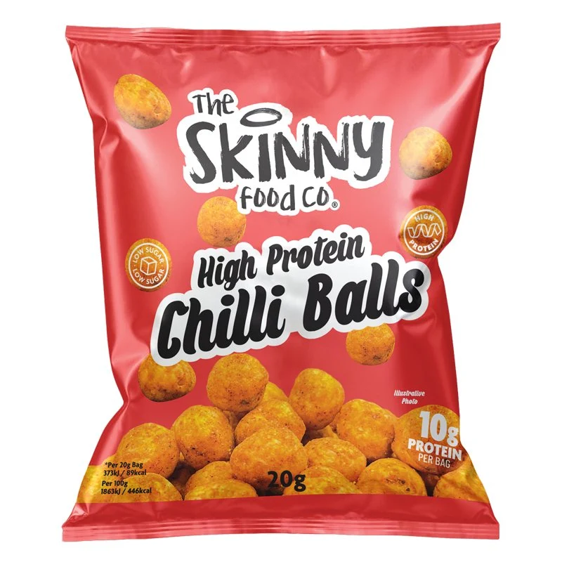 Dünne proteinreiche Chilibällchen 20g