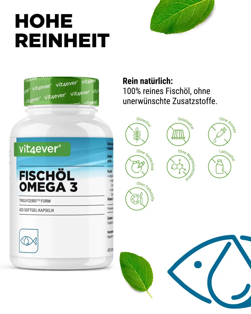 Omega 3 - EPA + DHA - (420 Softgel-Kaps.)